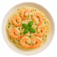 Pasta con camarones
